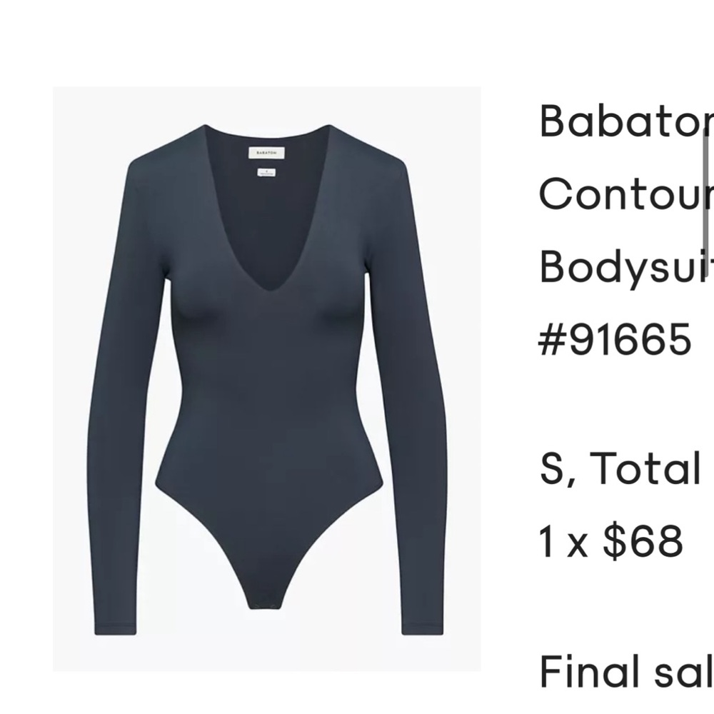Aritzia Babaton Long Sleeve Bodysuit